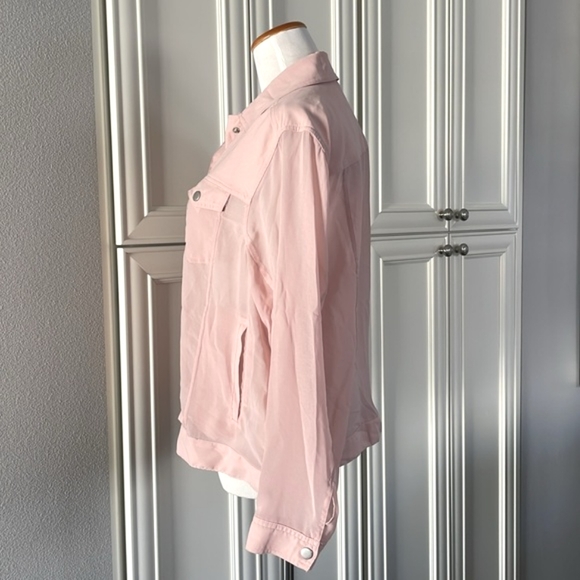 NWT &BASICS | Sheer Trucker Jacket - Picture 7 of 16